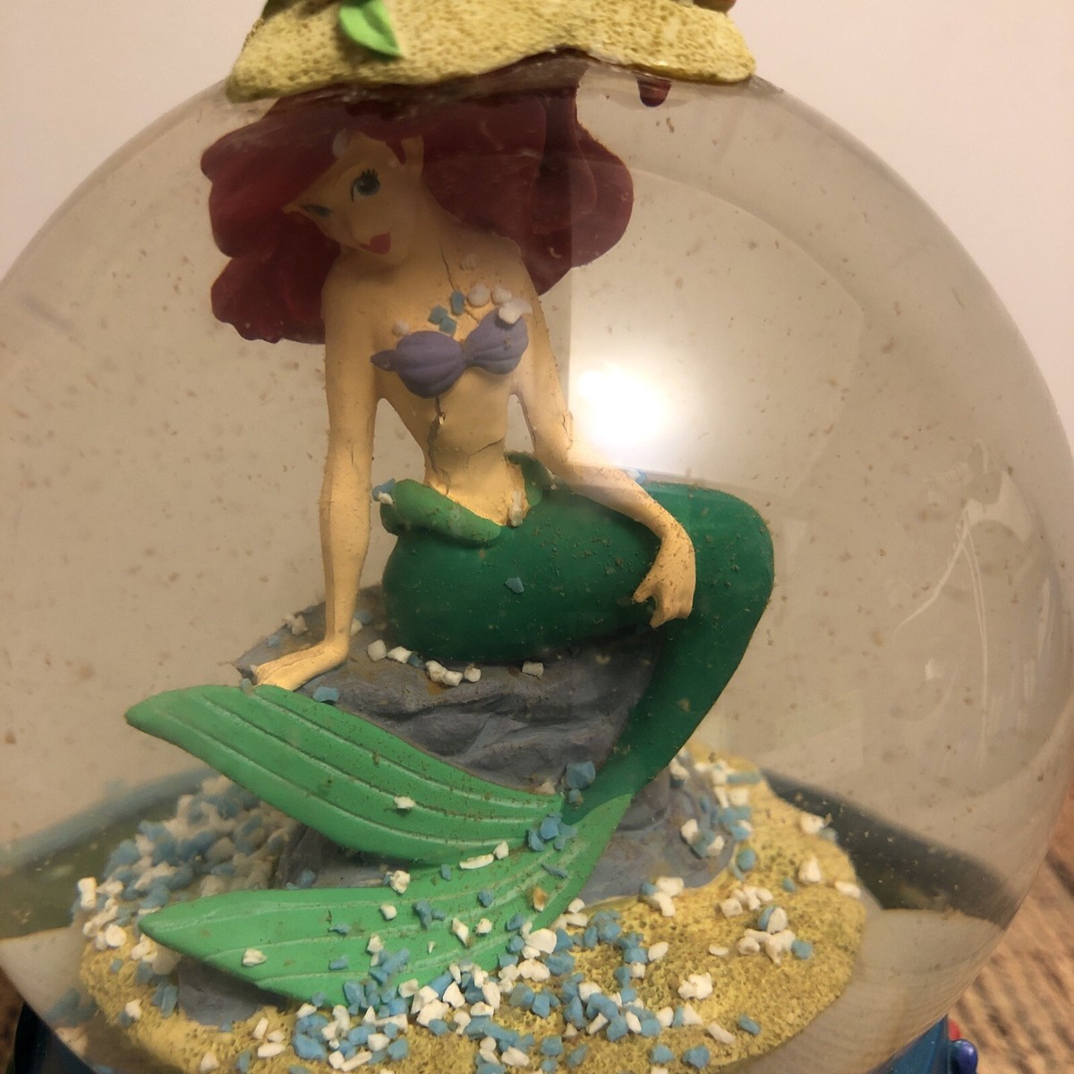 Rare Disney The Little Mermaid Ariel Snow Globe Sankyo | eBay