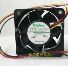 Nidec 6025 U60T24MGA7-52 DC24V 0.06A 6CM 3-wire silent cooling fan