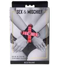 Sport Sheets Ultimately Pleasurable and Enjoyable Ex's  Oh's Cross Cuffs, New