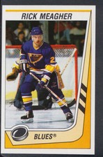 Panini 1989-1990 NHL Ice Hockey Sticker No 125 - Rick Meagher - Blues