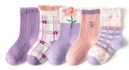 Children Socks Set Boy Girl Flowers Robot Rabbit Cat Space UK Seller Christmas - Picture 20 of 30