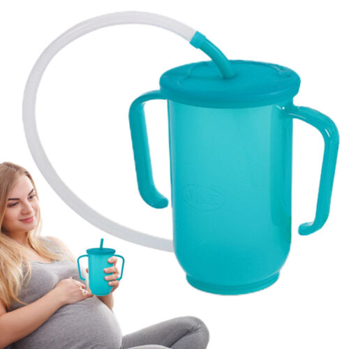 Spill Proof Cups For Adults Sippy Cups For Elderly Cup With Handle And Straw