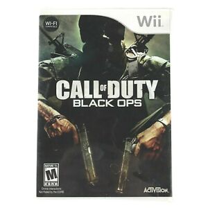 Call Of Duty Black Ops Nintendo Wii Wii U Game Disc Case Shooter Fighting Ebay