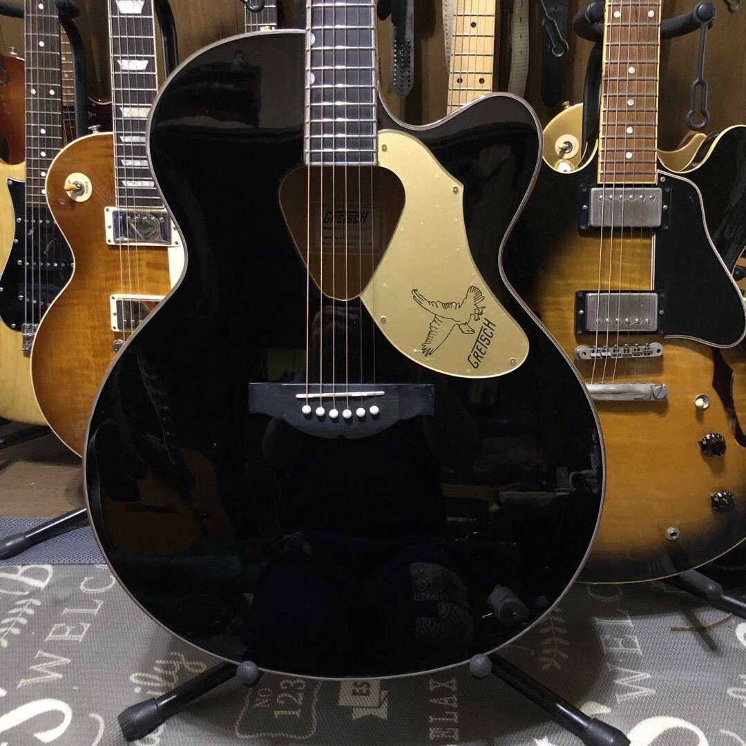 Electric Acoustic Guitar Gretsch G5022CBFE Black Falcon with Electric Acoustic Guitar Gretsch G5022CBFE Black Falcon with