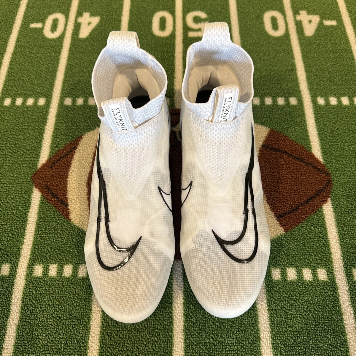 Nike Alpha Menace Elite 3 Football Cleats Pure Platinum CT6648-109 New Mens Nike Alpha Menace Elite 3 Football Cleats  main image 2