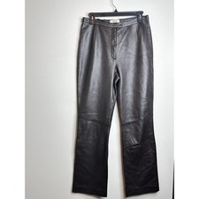 Lord and Taylor Leather Brown Pants