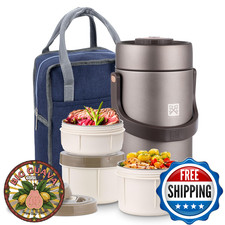 GOLDEN KEY 87oz Thermo Hot/Cold Food Jar, Stainless Vacuum-Insulated Wide Mouth