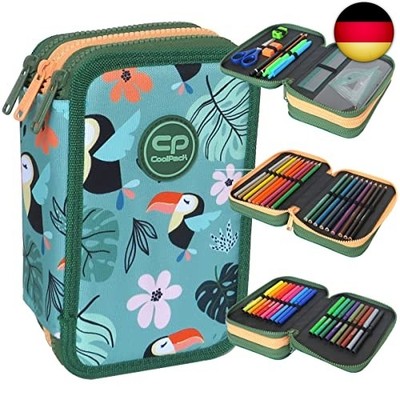 Coolpack F067662, Mäppchen JUMPER 3 TOUCANS, Green