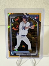 2024 Bowman Chrome Draft Sapphire Edition - Nick Mitchell 1st Gold /50 🌟⭐️