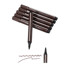 Colored Markers, Coffee 6 Pack Washable Coloring Markers Water Color Pens