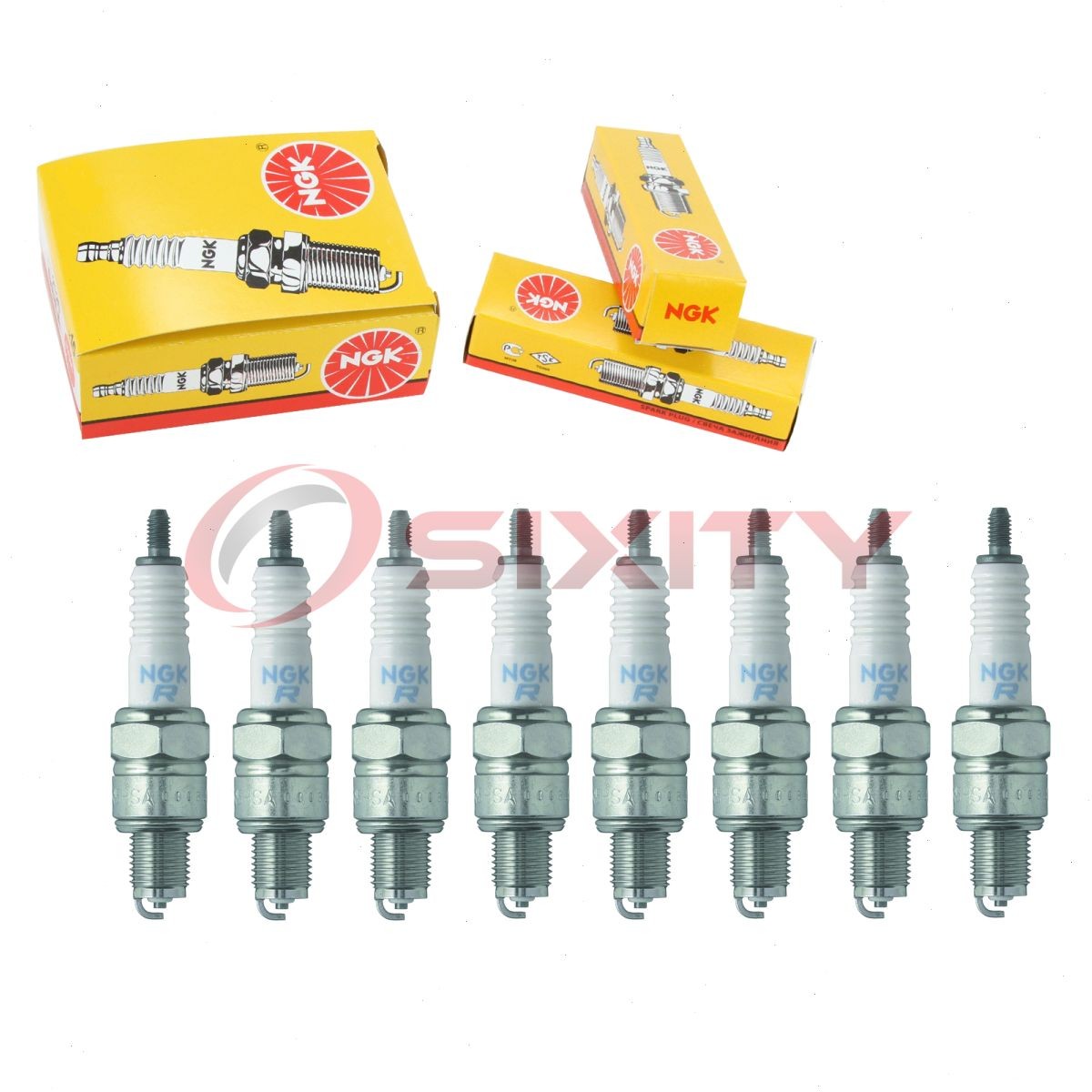 8 pc NGK 2983 CR6HSA Standard Spark Plugs for Z9Y U20FSR-U U20FSR-L U20FS-L li
