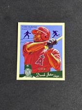 2008 Upper Deck Goudey Torii Hunter #/88 Mini Green Back SP Card #94