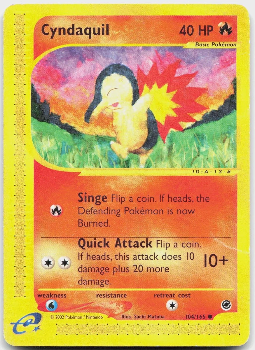 Cyndaquil 英語版 104/165 Cyndaquil 104/165 Expedition Base Set for sale | eBay