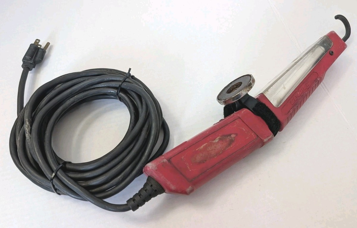 Vintage Snap-on Utility Work Light With Magnet Clip Tested White