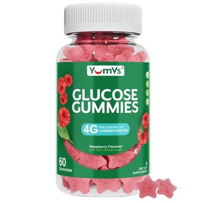 YUM-V'S Glucose Gummies   Fast Acting Chewable 60 Count (Pack of 1)