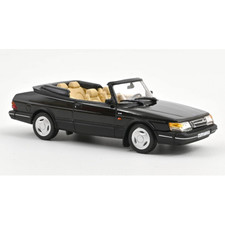 SAAB 900 TURBO 16 CONVERTIBLE 1992 BLACK 1:43 Norev Auto Stradali -I- Action Figure 