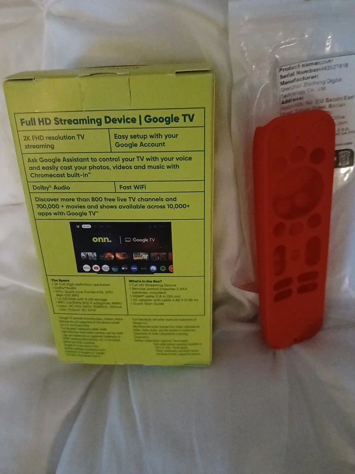 New Onn Stick completely setup with backup apps, And with new remote protector - Image 2 of 2