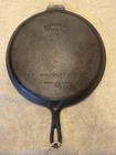 Wagner Ware 11-inch Cast Iron Skillet Griddle Made in USA