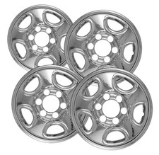 Set Of 4 Chrome 16 Inch Impostor Wheel Skin Rim Covers For Chevy 1500 Set Of 4 Chrome 16 Inch Impostor Wheel Skin Rim Covers For Chevy 1500