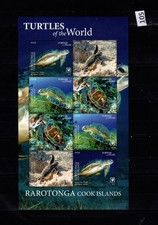 RO RAROTONGA 2020 - MNH - TURTLES - REPTILES - CORALS 
