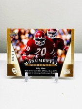 Billy Sims /210 Gold 2011 Upper Deck University of Oklahoma Monumental Moments