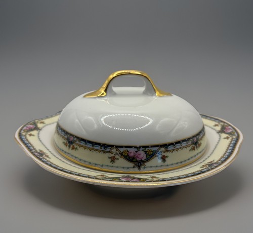 Vintage Round Covered Butter Dish Warren By Epiag