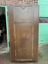 Antique vintage carved single hallrobe/wardrobe ready to be upcycled