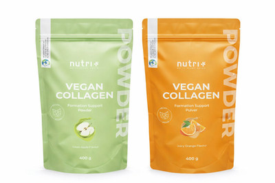 Nutri+ Vegan Collagen Pulver 400g tägliche Nahrungsergänzung Kollagen pflanzlich