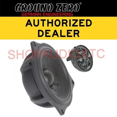 GROUND ZERO GZCS 100.2BMW 2-WAY COMPONENT SPEAKER SYSTEM 70W RMS PLUG N PLAY