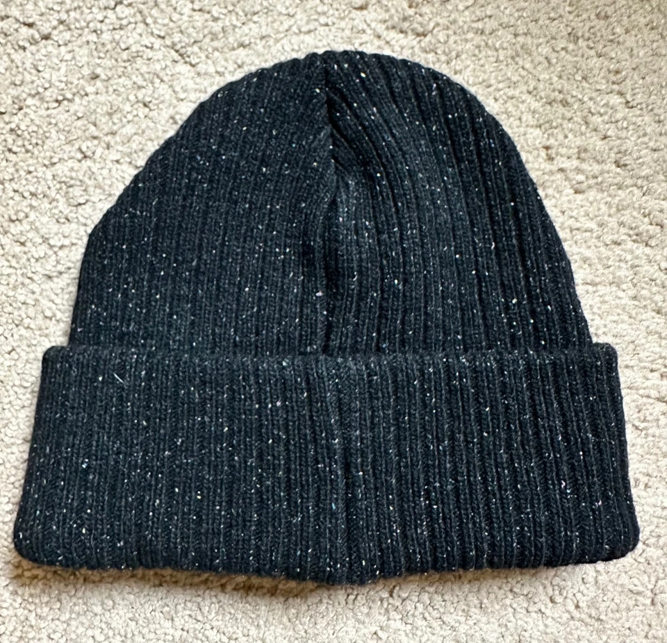 Undefeated 5 Strike ICON SPECKLED CUFF BEANIE Unisex hat warm Black NEW - Image 3 of 4