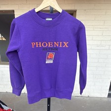 Salem Sportswear Phoenix Suns NBA Sweatshirt Purple Crewneck 10-12