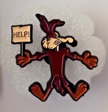 WILE E. COYOTE- ENAMEL PIN-SHIP ALL THE PINS YOU BUY FOR $4.99-VISIT OUR STORE