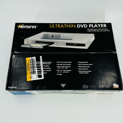 Memorex MVD2029 DVD Player Ultra thin - NOS Sealed