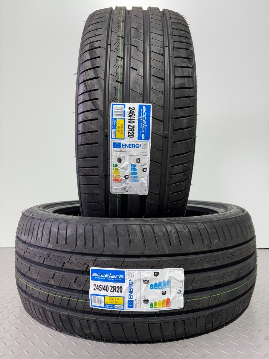 りー 2 X 245/40ZR20 99Y XL ACCELERA 245 40 20 EXTRA LOAD TYRES 245