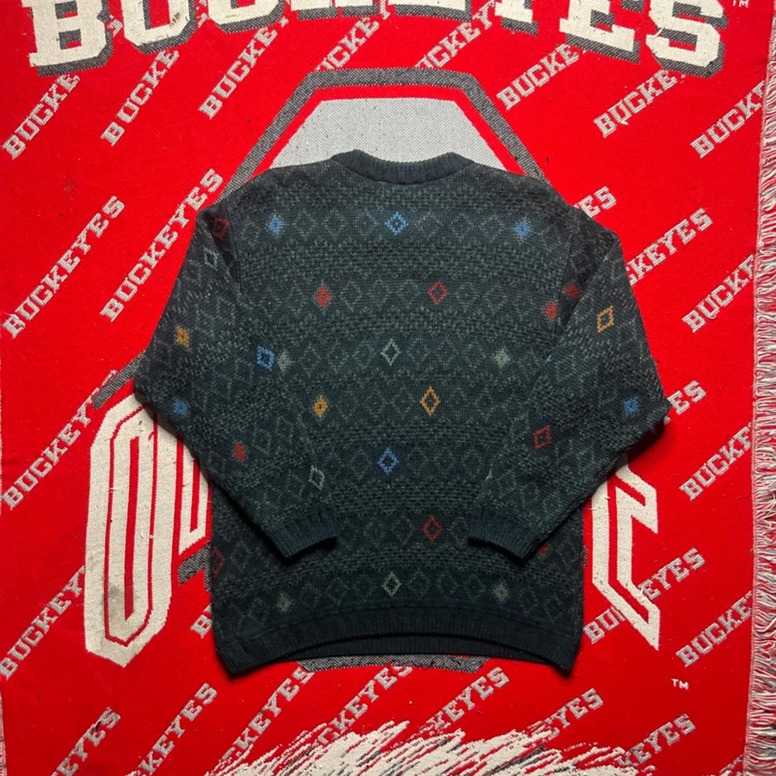 Vintage Marks And Spencer Men’s Fisherman Style Knitted Jumper | M image 5