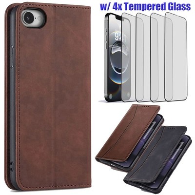 Leather Case For Apple iPhone 17e Shockproof Phone Wallet Cover Screen Protector
