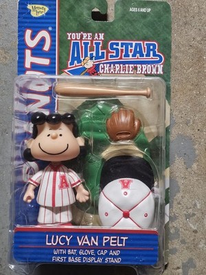 Memory Lane Peanuts Baseball All Star Charlie Brown Lucy Van Pelt Boxed L@@K!!!