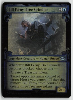 Bill Ferny, Bree Swindler (Showcase Scrolls) LP Foil Lord of the Rings MTG
