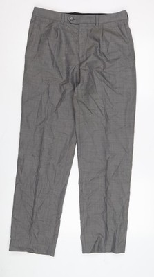 Marks & Spencer Businesshose Damen Grau Gerades Bein