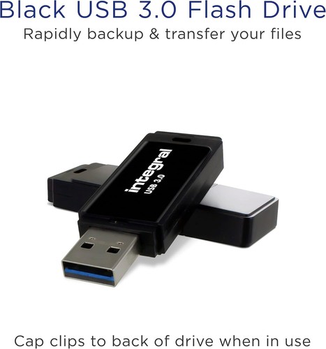 Integral 1TB Black USB 3.0 Gen 1 Super Speed Fast Memory Flash Drive - Picture 2 of 6