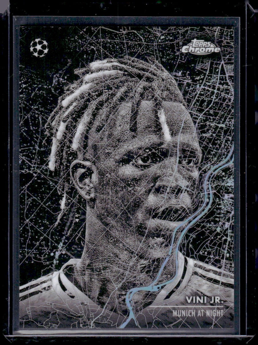 2024-25 Topps Chrome UEFA Club Competitions #MN-7 Vini Jr. Munich at Night