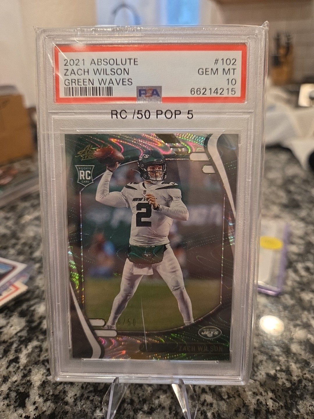 2021 Panini PANINI CHRONICLES Wave #86 Zach Wilson front