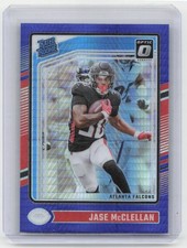 2024 Donruss Optic #243 Jase McClellan Blue Hyper