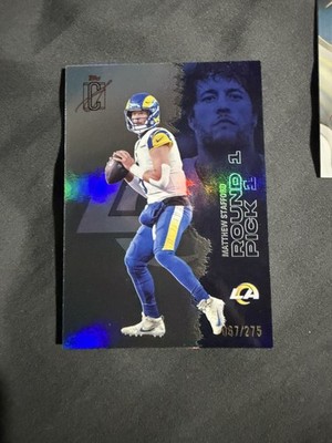 2025 Topps Signature Class - Matthew Stafford Refractor LA Rams 67/275