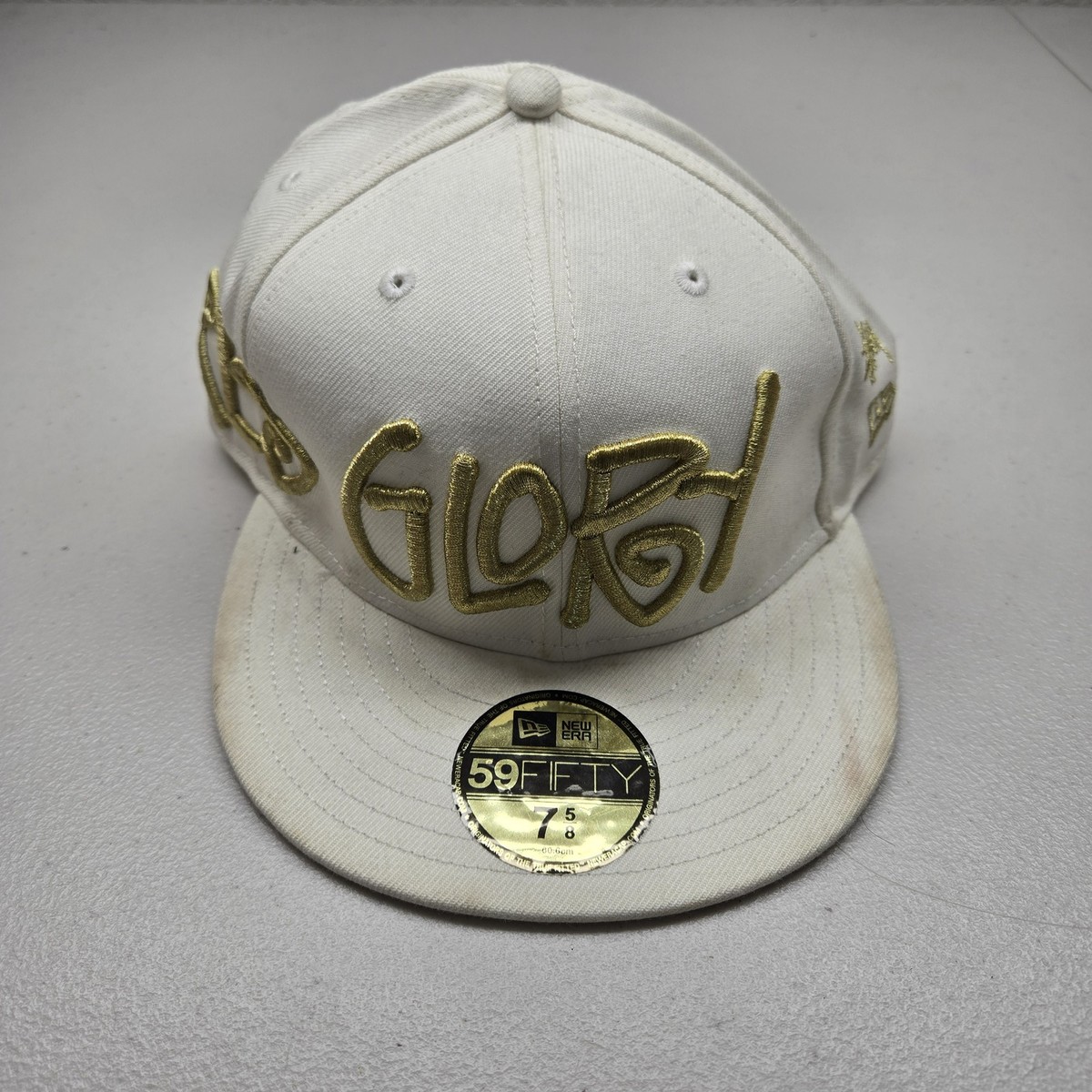 STUSSY ニューエラキャップ Stussy X New Era Men Baseball Cap 7 5/8 White Flat Fitted