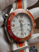 Omega Seamaster Planet Ocean 43.5 "Creamsicle" 21530442104001 95% LNIB Nato
