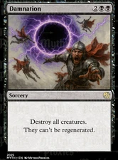 Damnation High Quality Altered Art Custom Playtest Card