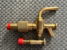 Messing Bierzapfhahn mit Belüftungsventil Zapfhahn,Bierhahn,Zapfgarnitur