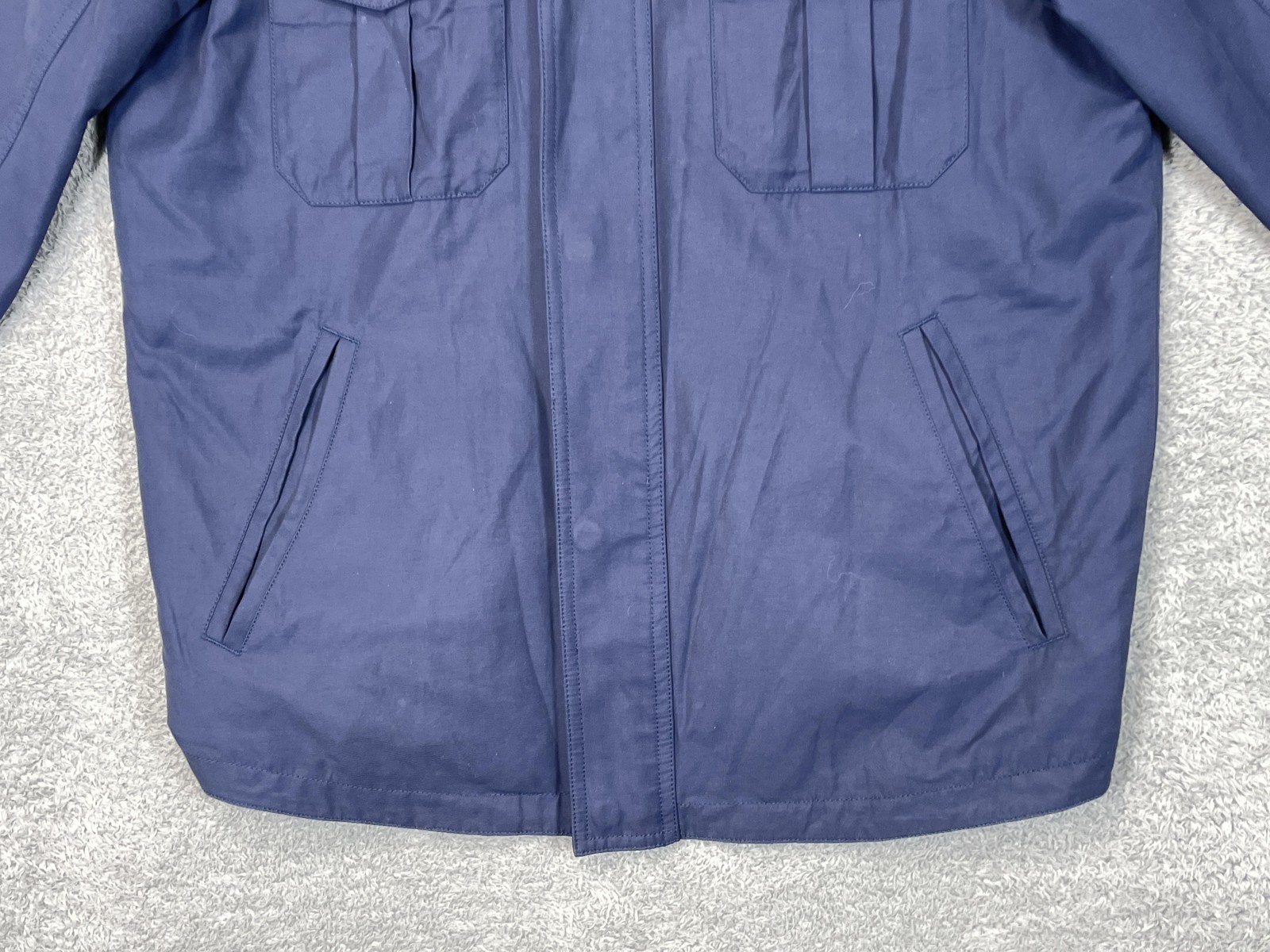 Pendleton Jacket Mens Small Blue Cotton Nylon Mil… - image 3