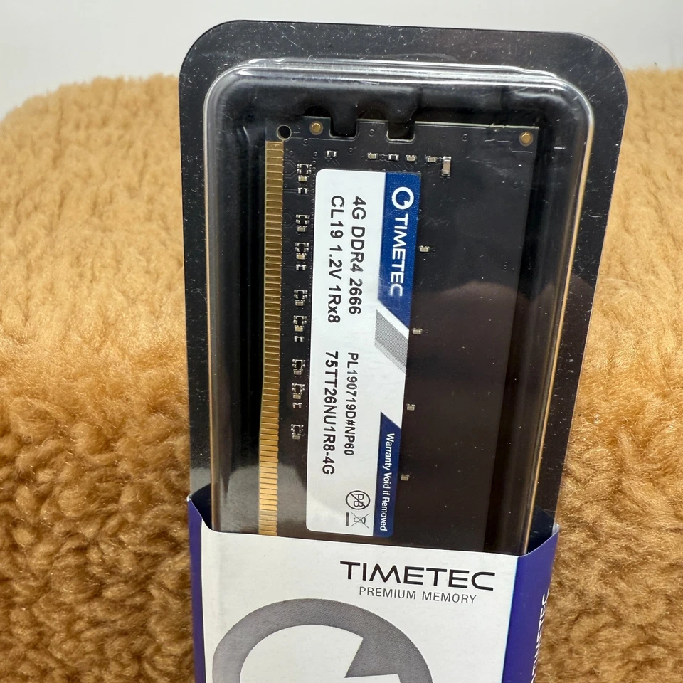 Timetec Hynix IC 4gb DDR4 2666mhz RAM Module New 1x4gb Stick New in Package - Image 3 of 4